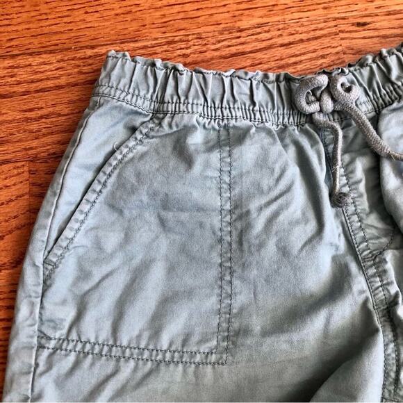 GAP KIDS Twill Pull-On Shorts Sage Green Girl’s Size Large - Picture 6 of 8